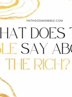 What Does The Bible Say About The Rich?