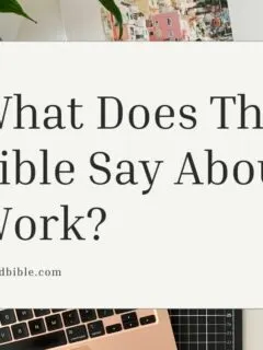 What Does The Bible Say About Work?