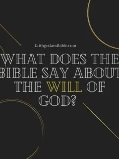 What Does The Bible Say About The Will Of God?
