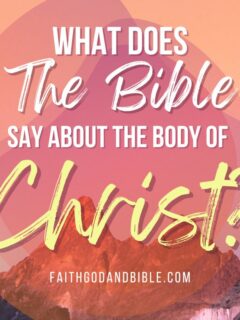 What Does The Bible Say About The Body Of Christ?