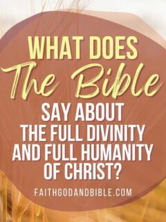 What Does The Bible Say About The Full Divinity And Full Humanity Of Christ?