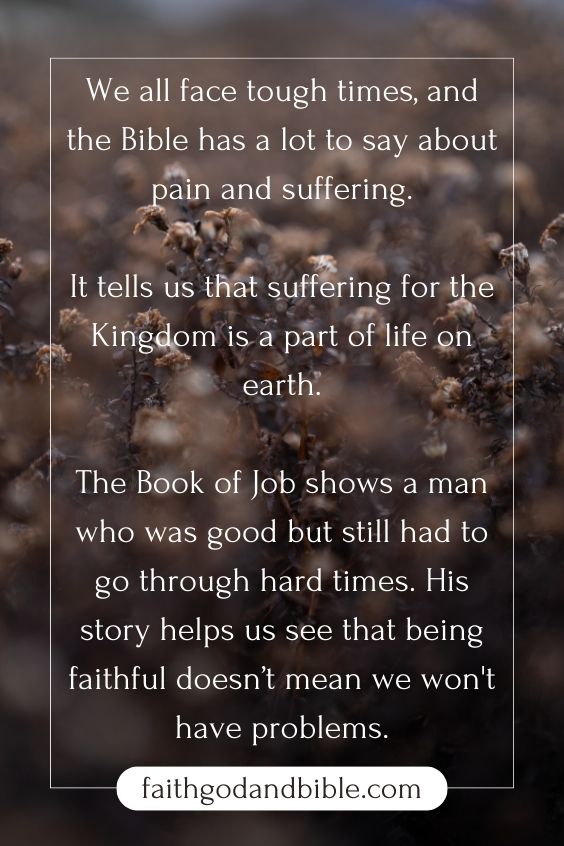 How Do Christians Deal With Pain and Suffering?