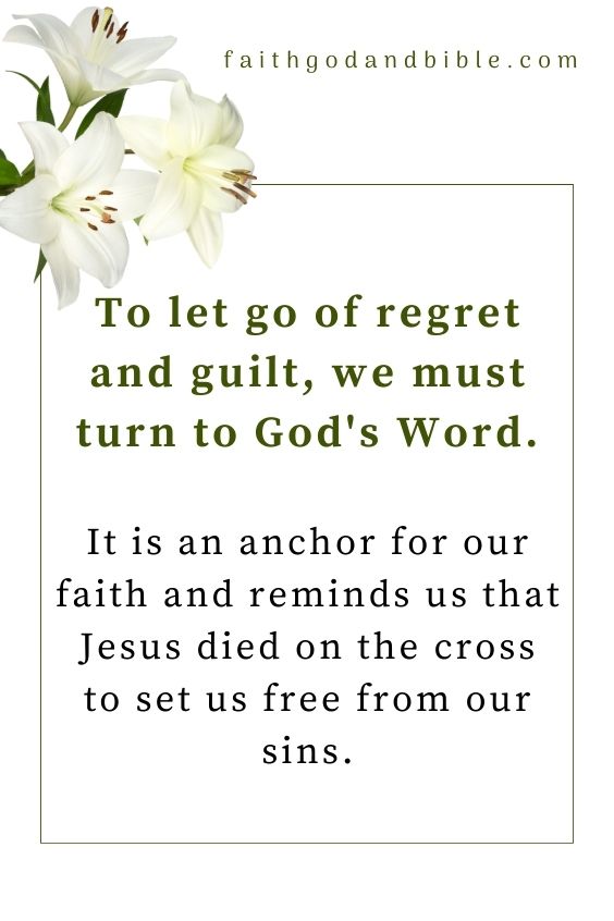How Do Christians Deal With Regret and Guilt?