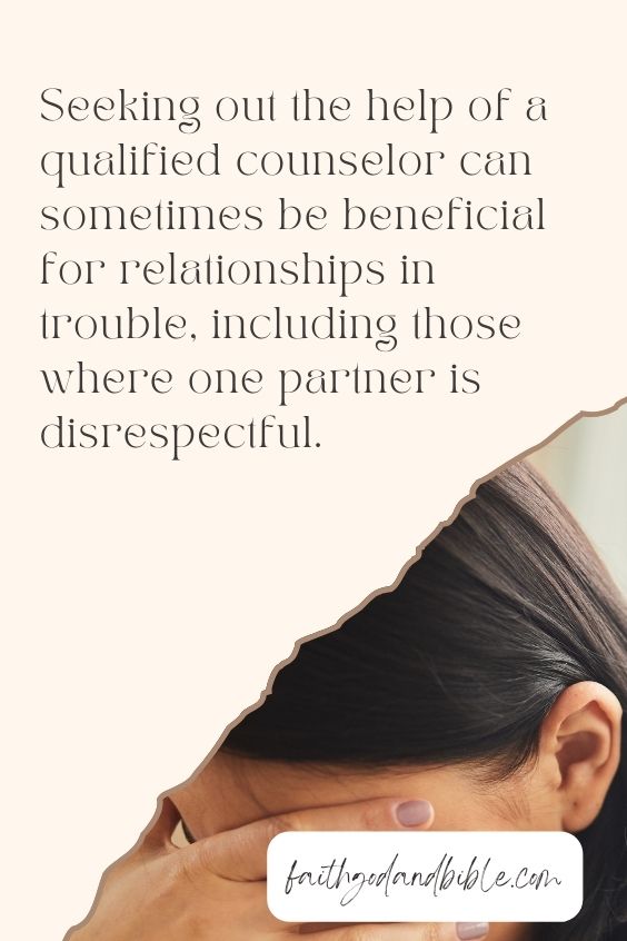How Do You Respond To A Disrespectful Wife?